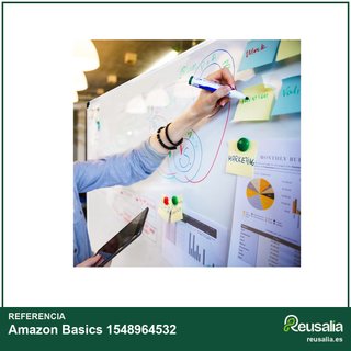 Amazon Basics pizarra blanca magnética 120x90