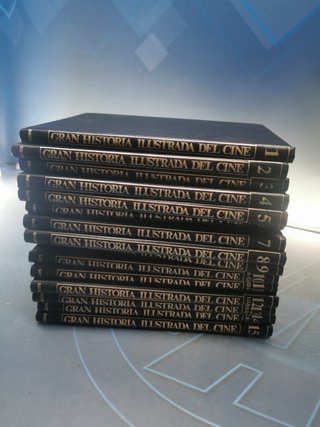 libros, Gran Historia Ilustrada del cine - 1985 COMPLETA 15 Tomos, Sarpe