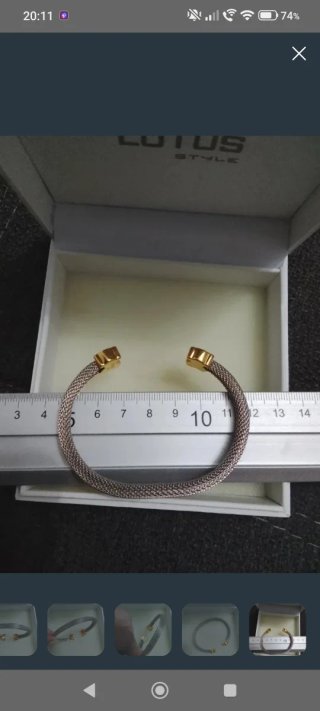 Pulsera Tous Acero Oso Dorado