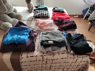 Lote Ropa Inditex Tallas S y M más de 100 prendas.