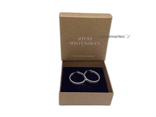 argollas plata 925mm