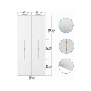 HOOMEE cubierta tela puerta aire acondicionado