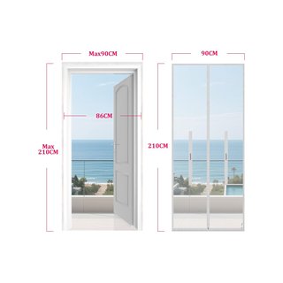 HOOMEE cubierta tela puerta aire acondicionado