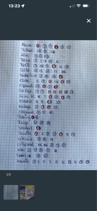 Cambio cromos liga