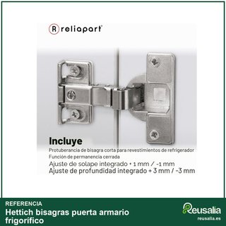 Hettich bisagras puerta armario frigorífico