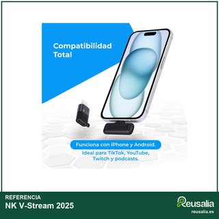 NK V-Stream 2025 Adaptador inalámbrico Android