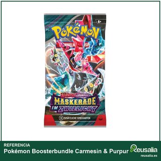 Pokémon Boosterbundle Carmesin & Purpur cartas