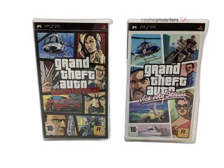 grand theft auto vice city stories + gta liberty city stories psp