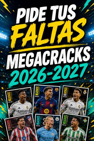 Cromos MEGACRACKS 2026-2027