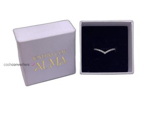 anillo plata 925mm con piedra con circonita