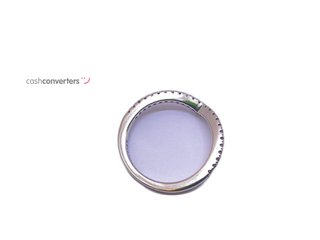 anillo plata 925mm con piedra con circonita
