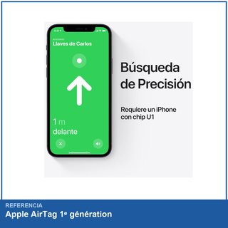Apple AirTag 1ᵉ génération localizador objetos con
