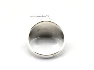 sello plata 925mm con piedra con cuarzo