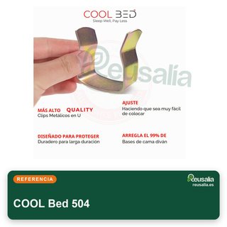 COOL Bed clips metálicos unir bases cama