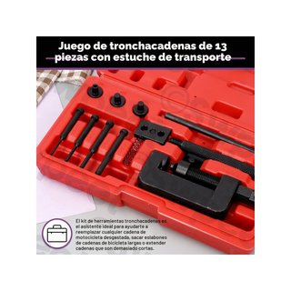 Swpeet kit cortacadenas remachadora 13 piezas