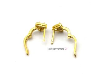 pendientes plata 925mm con piedra con circonita