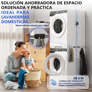 JHCHU Slimline kit apilamiento lavadora secadora