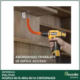 PULITUO taladro inalámbrico 12V compacto ligero