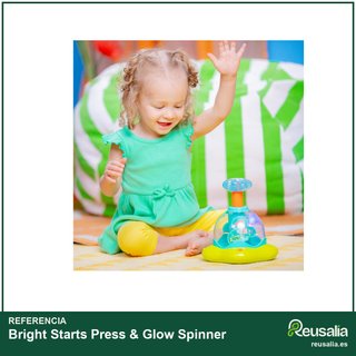 Bright Starts Press & Glow Spinner juguete musical