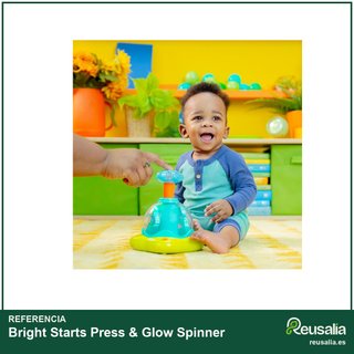 Bright Starts Press & Glow Spinner juguete musical