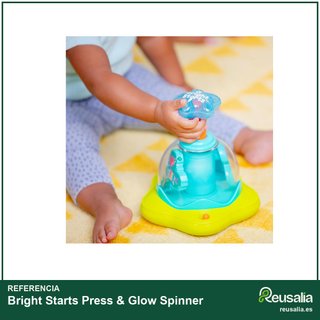 Bright Starts Press & Glow Spinner juguete musical