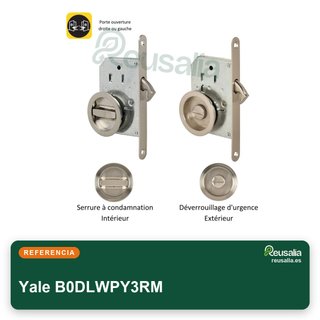 Yale kit cerradura puerta corredera