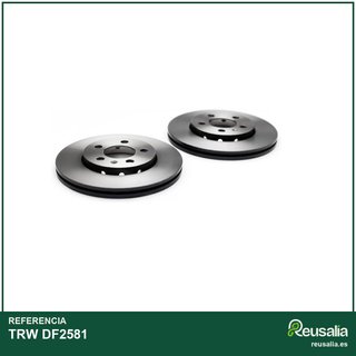 TRW DF2581 rotores discos de freno barnizados