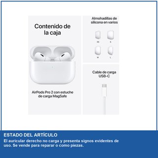 - Apple AirPods Pro auriculares inalámbricos