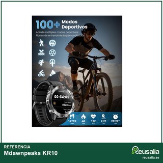 Mdawnpeaks KR10 Smartwatch hombre llamadas