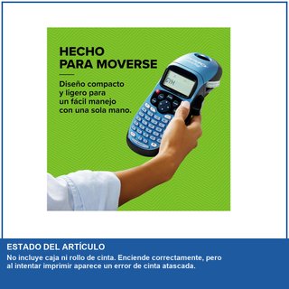 - DYMO LetraTag LT-100H etiquetadora portátil
