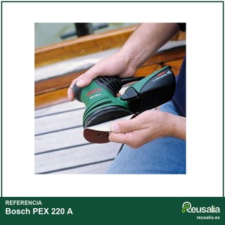 - Bosch PEX 220 A lijadora excéntrica compacta