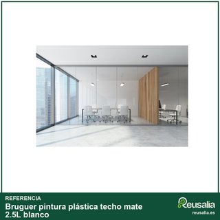 Bruguer pintura plástica techo mate 2.5L blanco