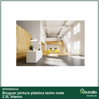 Bruguer pintura plástica techo mate 2.5L blanco