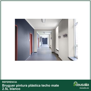 Bruguer pintura plástica techo mate 2.5L blanco