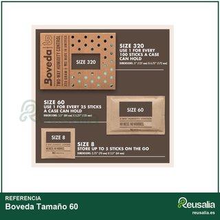 Boveda Tamaño 60 84% HR para curar humidor madera