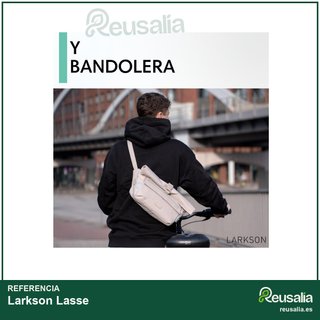 Larkson Lasse bolsa manillar bandolera rosa