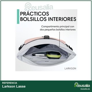 Larkson Lasse bolsa manillar bandolera rosa