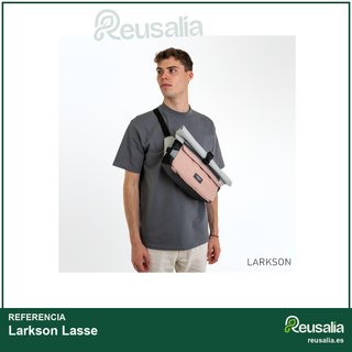 Larkson Lasse bolsa manillar bandolera rosa