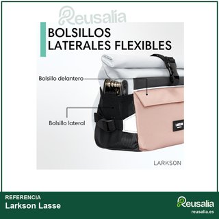 Larkson Lasse bolsa manillar bandolera rosa