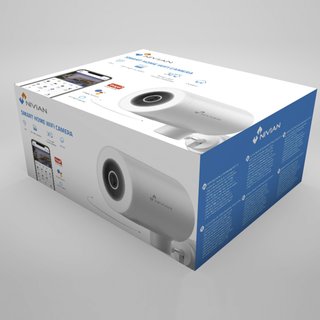 NIVIAN Cámara Bullet WiFi exterior visión nocturna