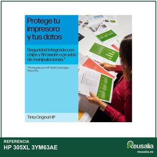 HP 305XL 3YM63AE cartucho tinta tricolor alta