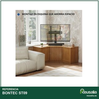 BONTEC soporte pie TV 24-60 pulgadas ajustable