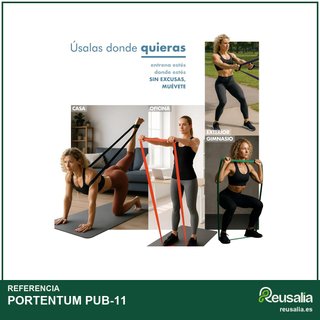 PORTENTUM bandas resistencia 5 niveles intensidad