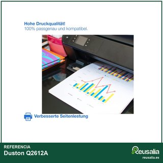 Duston Q2612A tóner compatible HP LaserJet