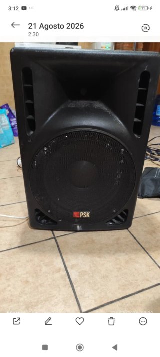 Altavoz PSK Negro