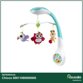 Chicco móvil cuna proyector luces sonidos