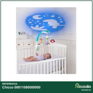 Chicco móvil cuna proyector luces sonidos