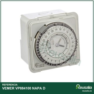 VEMER VP884100 Interruptor horario electromecánico