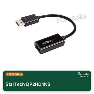 StarTech DP2HD4KS Adaptador DisplayPort a HDMI 4K