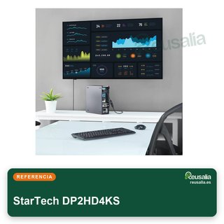 StarTech DP2HD4KS Adaptador DisplayPort a HDMI 4K